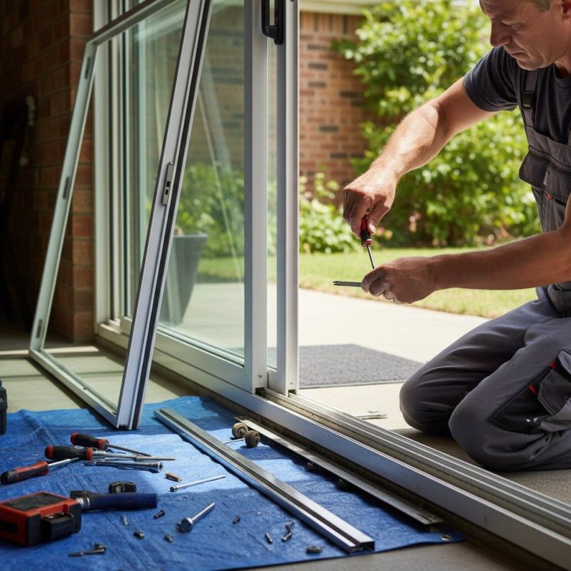 Patio Door Track Repair in Olathe, KS